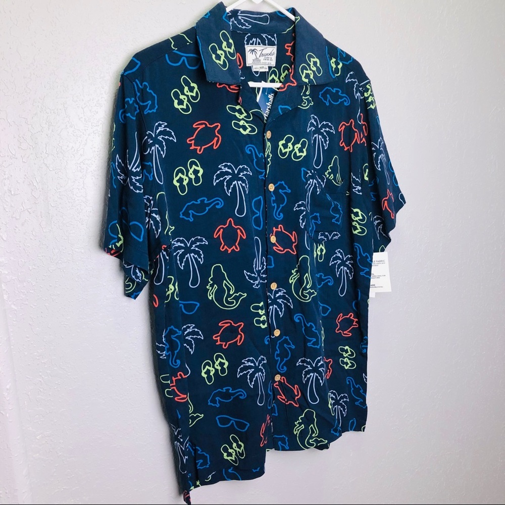 Hawaiian Shirt Trunks Waikiki Men’s Size Medium